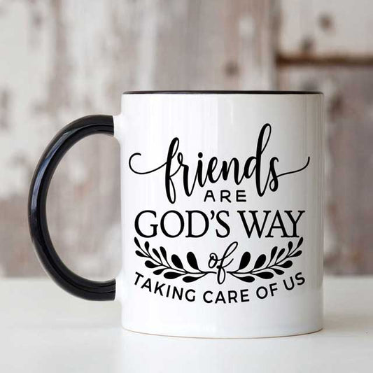 Friends Are God's Way of Taking Care of Us Wholesale Mugs