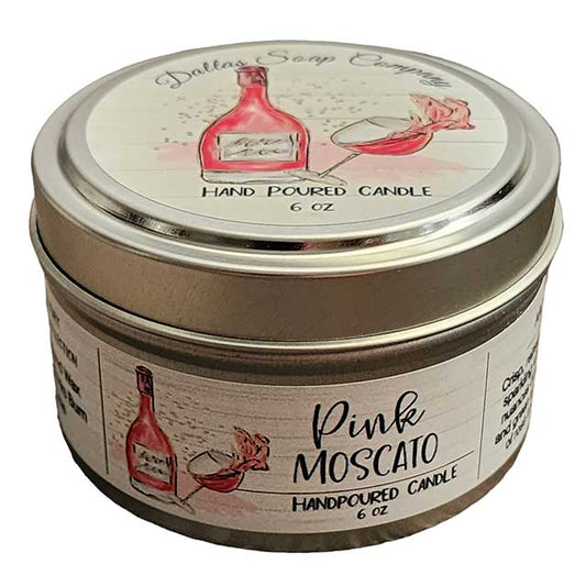 Wholesale Candles by Dallas Soap Company - Pink Moscato