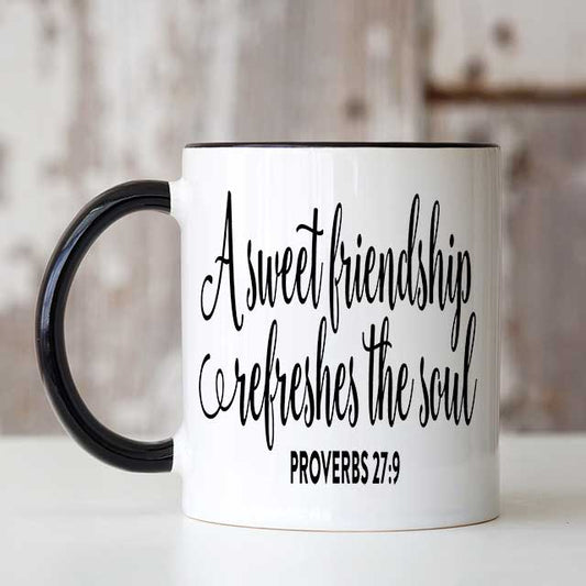 Wholesale Mugs - Bible Verse Proverbs 27:9 - Dallas Soap Company