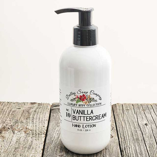Wholesale Hand Lotion - Vanilla Buttercream - Dallas Soap Company