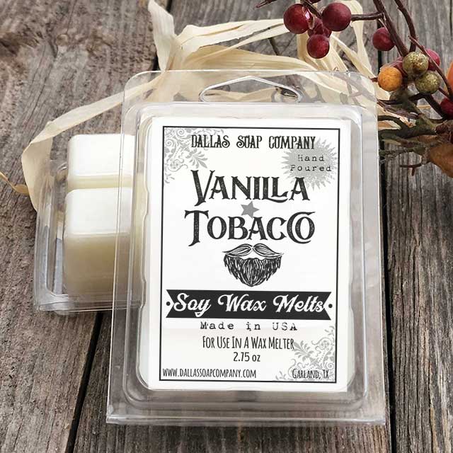 Wholesale Soy Wax Melts - Vanilla Tobacco | Dallas Soap Company