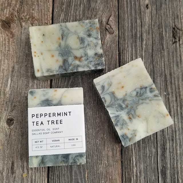 Wholesale Soap - Peppermint Tea Tree Charcoal
